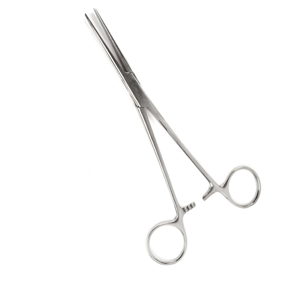 Pean hemostático grande recto 240 mm de acero inoxidable