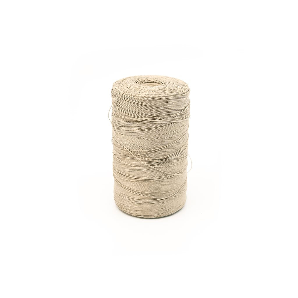 Ovillo de hilo fino amarillo 250 g, diámetro aprox. 1 mm, bobina 7x10 cm