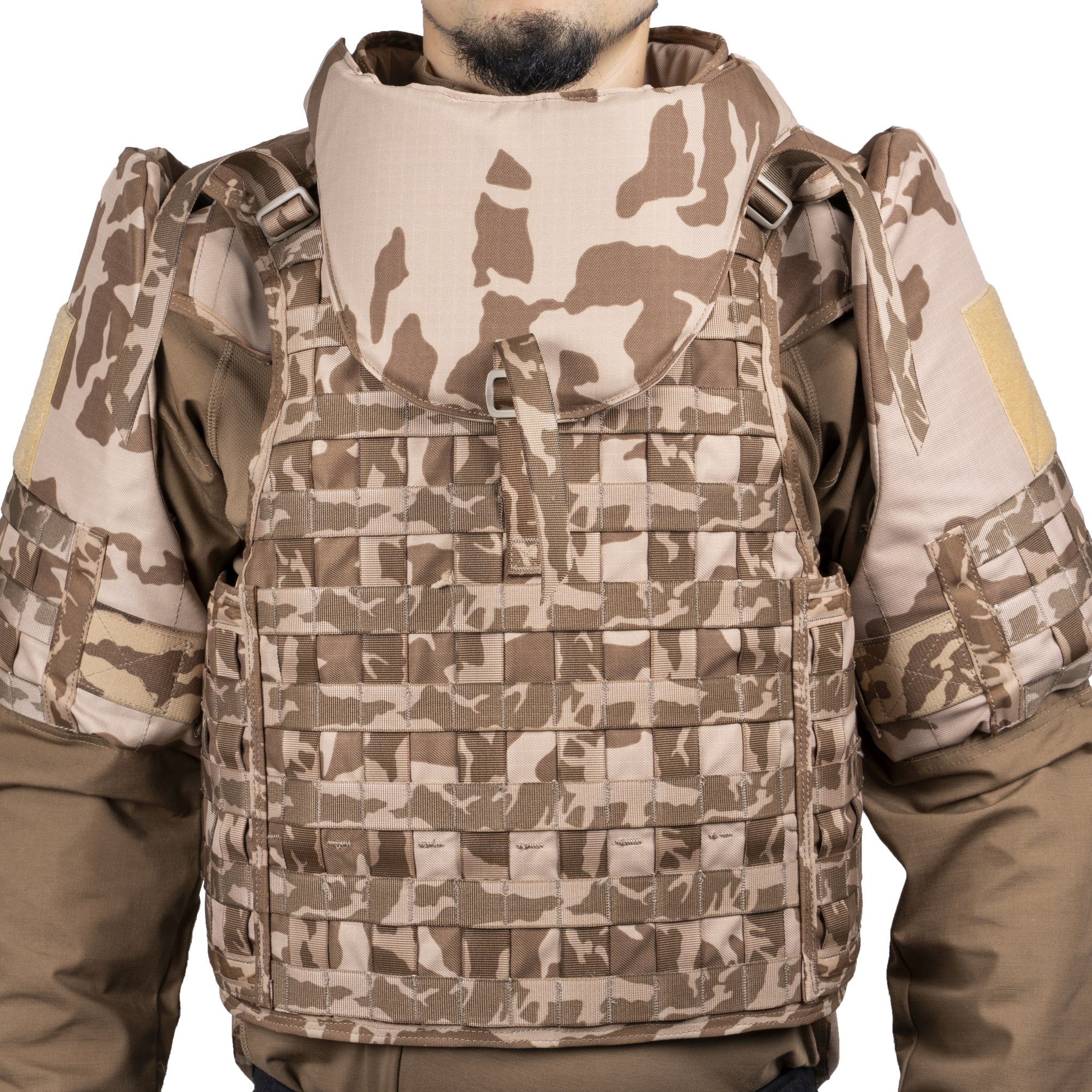 Chaleco balístico MOLLE IIIA Vz.95 (Desert) con funda