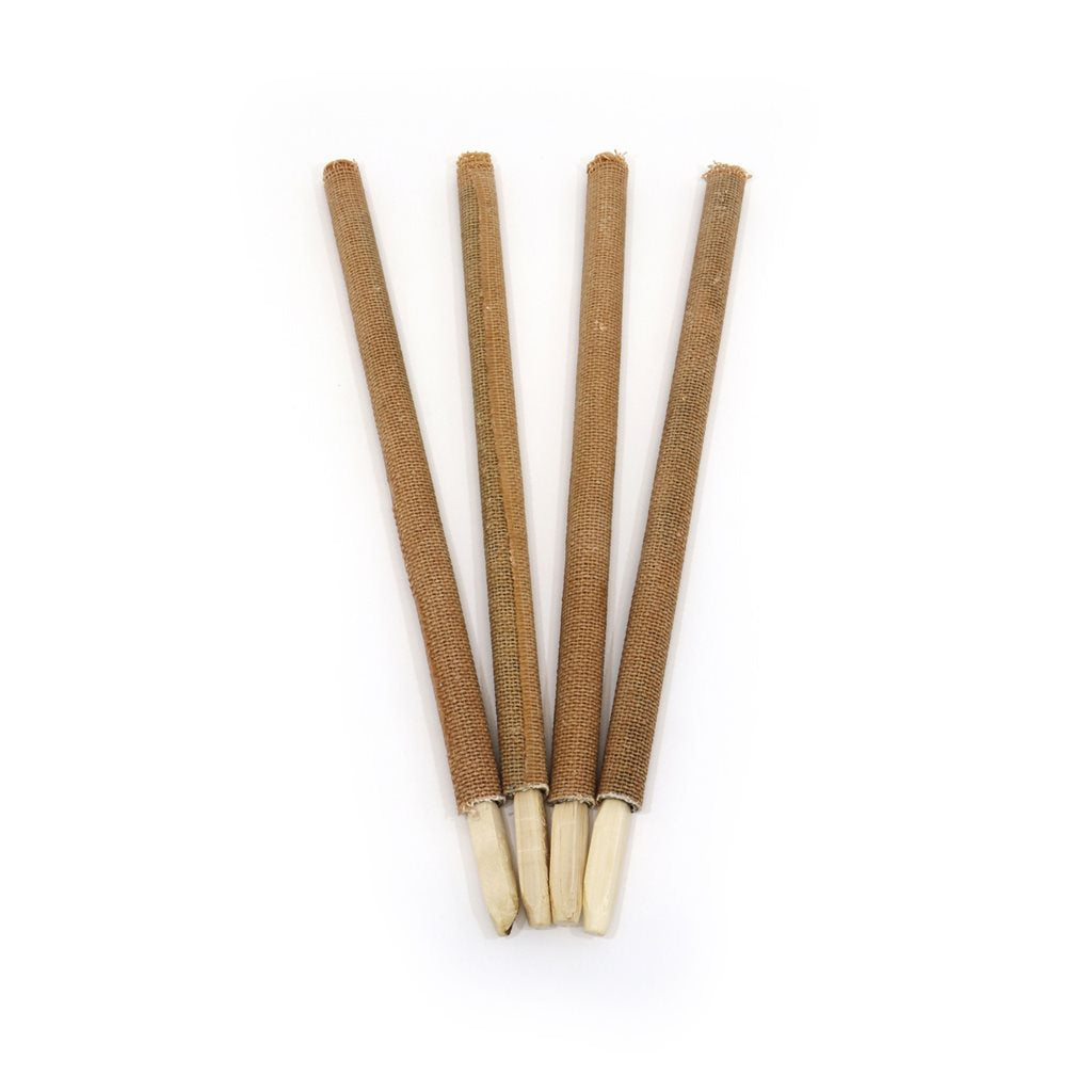 Antorchas de cera 4 unidades 3x50 cm (hasta 100 min)