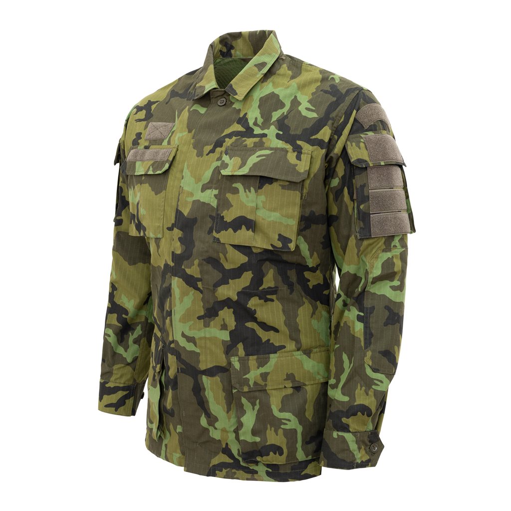 Blusa ACR vz.95 rip-stop original Ejército Checo, velcro en mangas y pecho