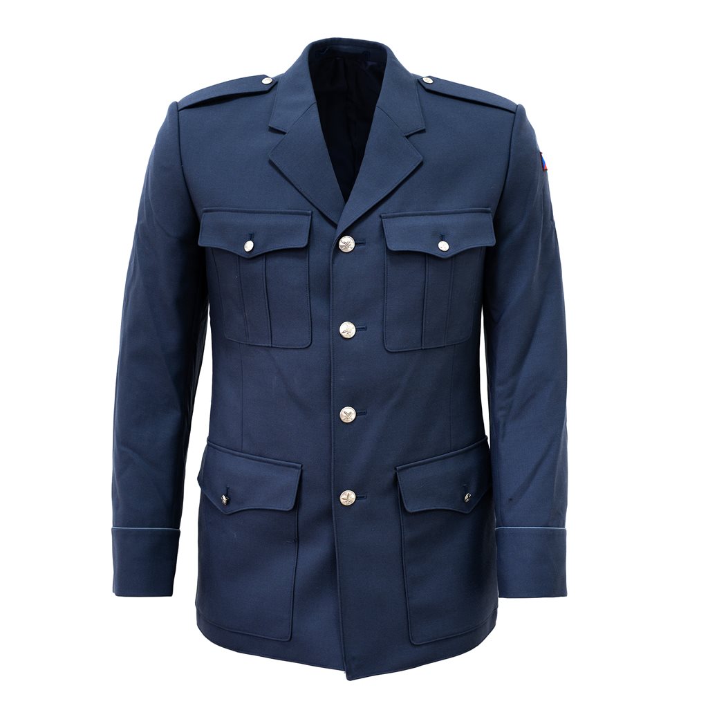 Chaqueta azul de paseo ACR vz.97 con botones en oro o plata