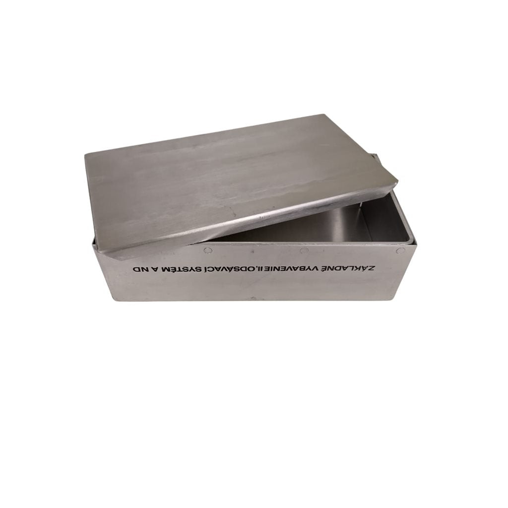 Caja de aluminio con tapa 22 x 12 x 6,5 cm