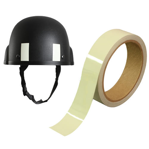 Cinta fosforescente autoadhesiva 2,5 cm x 4,5 m, brillo hasta 4 horas, fabricada en EE. UU.