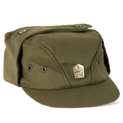 Gorra AČR vz.85 militar checa con visera y orejeras desmontables, almacenada a largo plazo