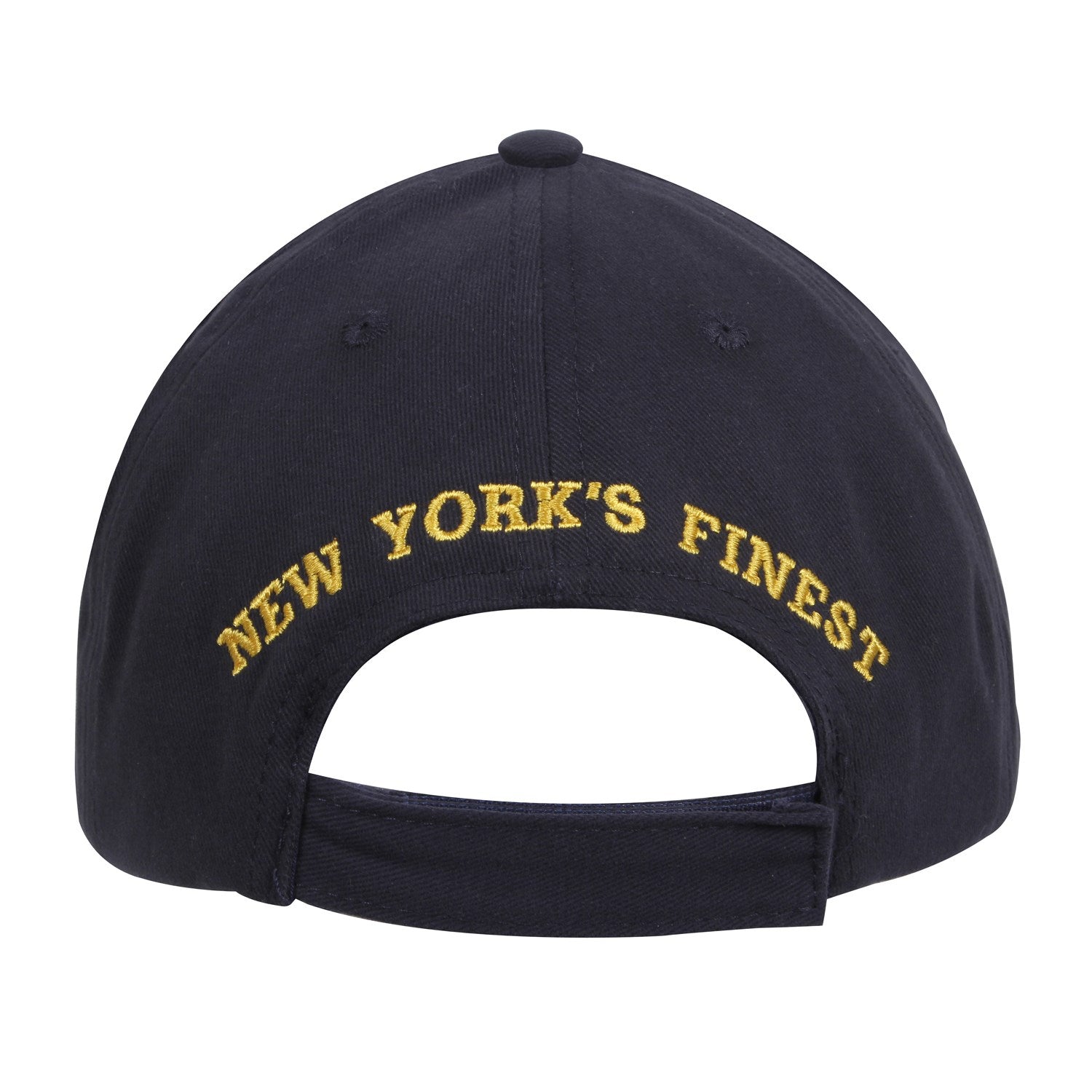 Gorra NYPD Shield bordada de perfil bajo, correa ajustable y hebilla metálica