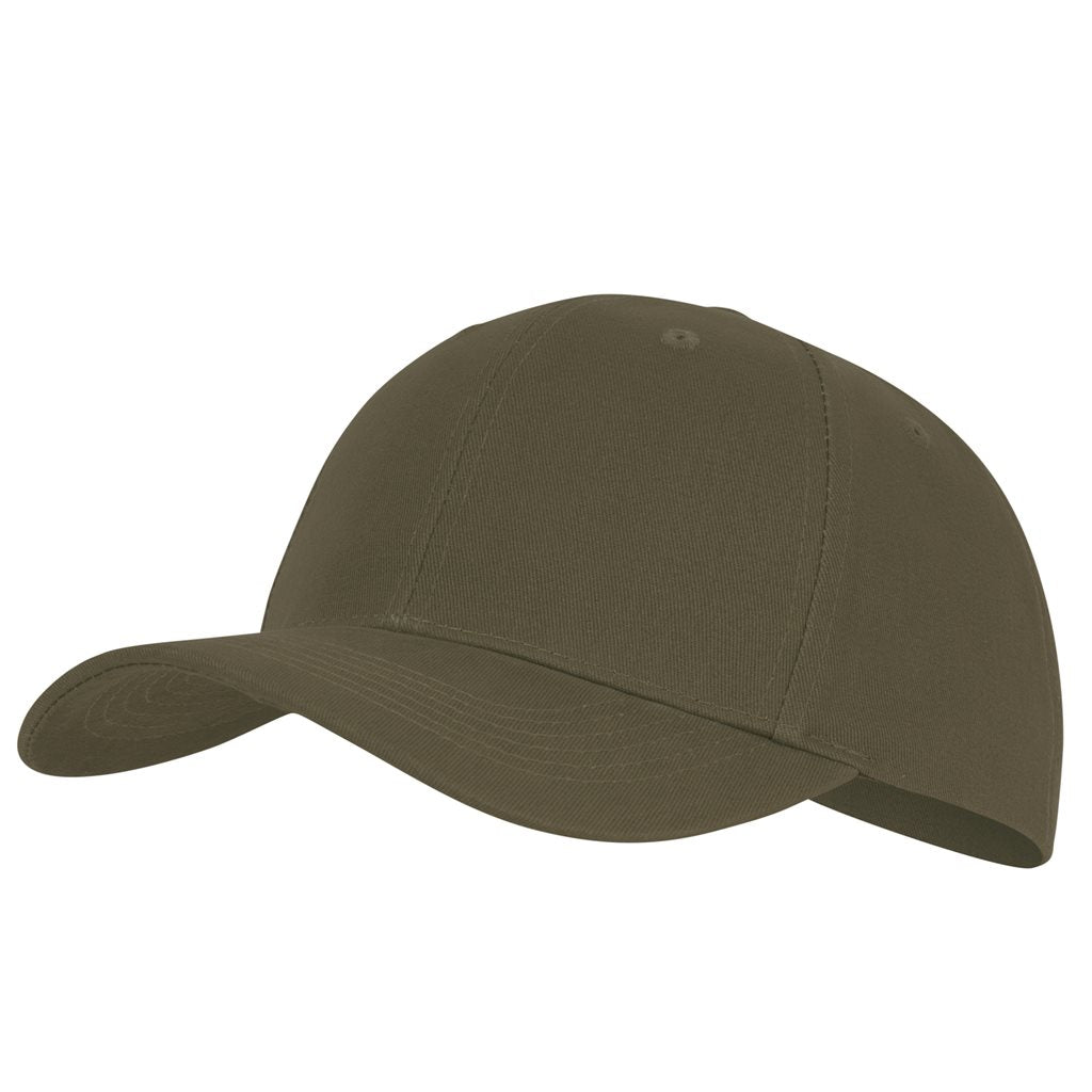 Gorra baseball de bajo perfil, cinco paneles, banda de sudor acolchada y correa ajustable con hebilla metálica