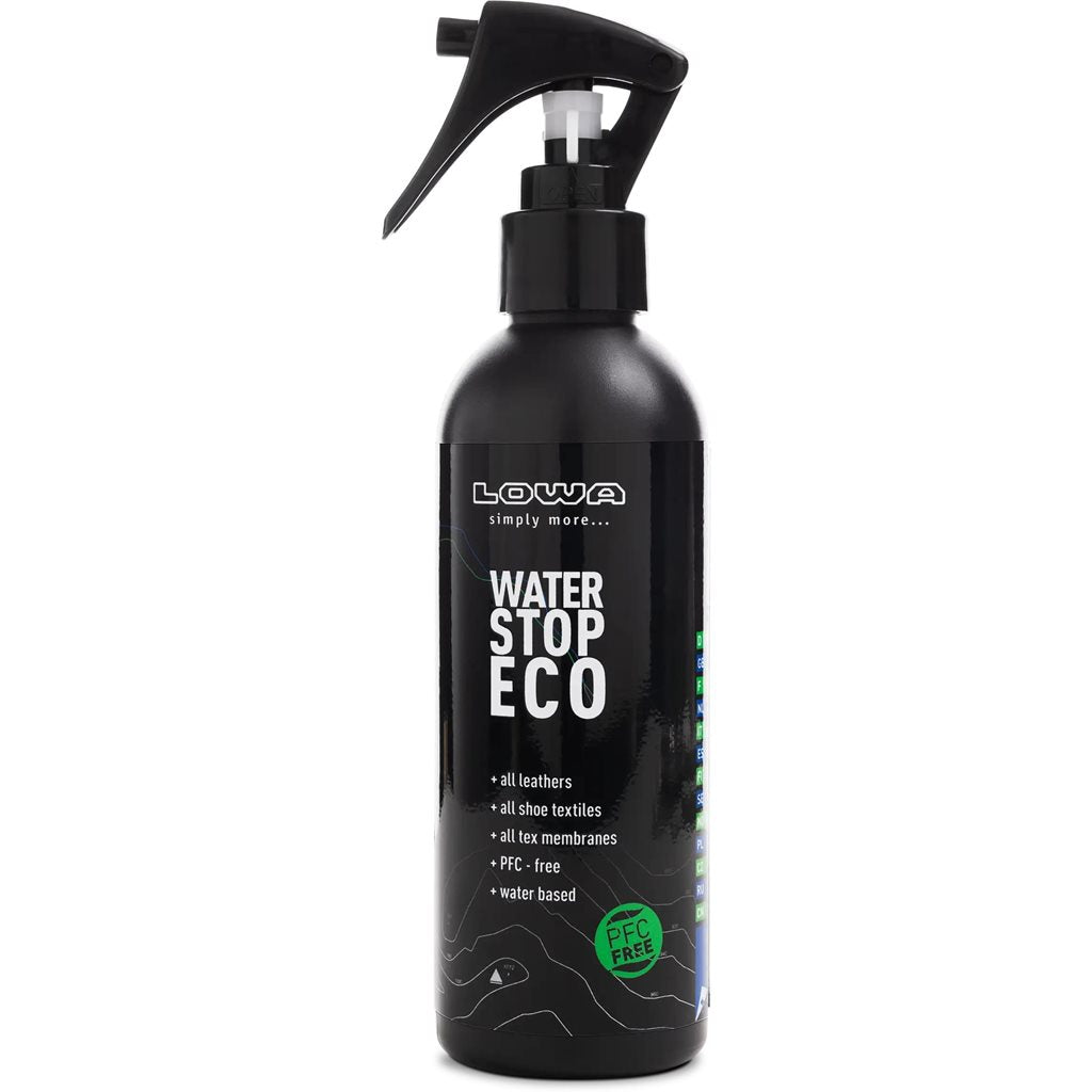 Spray LOWA WATERSTOP ECO 200 ml para cuero, nobuk, ante y textiles