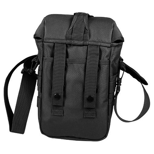 Bolsa táctica FLEXIPACK negra bandolera con MOLLE y cierre FASTEX