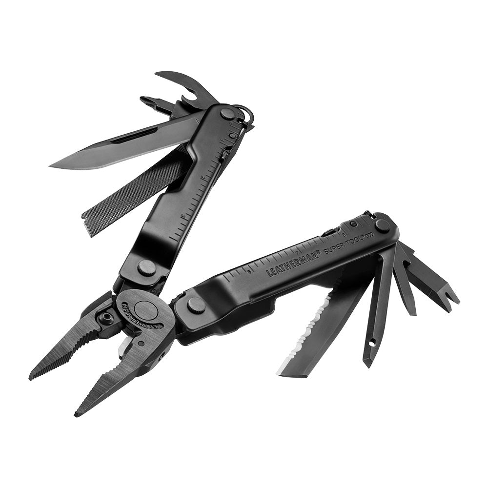 Alicates multifunción Leatherman Super Tool 300M negros con funda de nylon