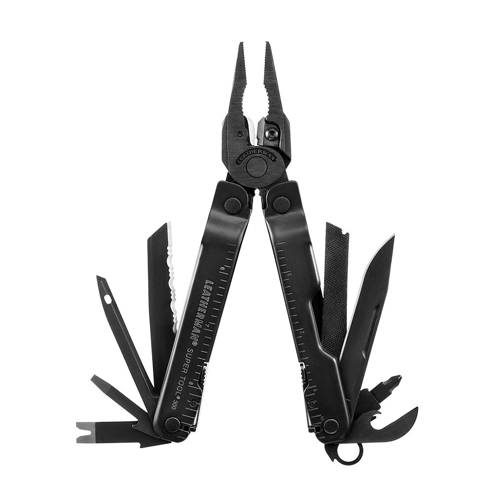 Alicates multifunción Leatherman Super Tool 300M negros con funda de nylon