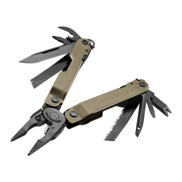Multiherramienta Leatherman Super Tool 300M Coyote Tan con funda de nylon MOLLE/PALS