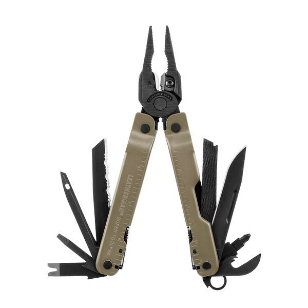 Multiherramienta Leatherman Super Tool 300M Coyote Tan con funda de nylon MOLLE/PALS
