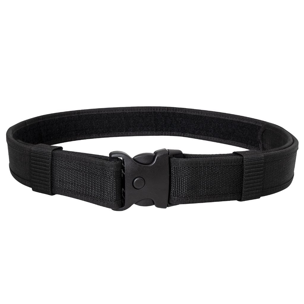 Cinturón DELUXE MODULAR DUTY negro con fundas, poliéster y hebilla plástica