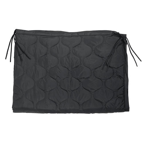 Foto del forro para poncho negro de 100% poliéster rip-stop