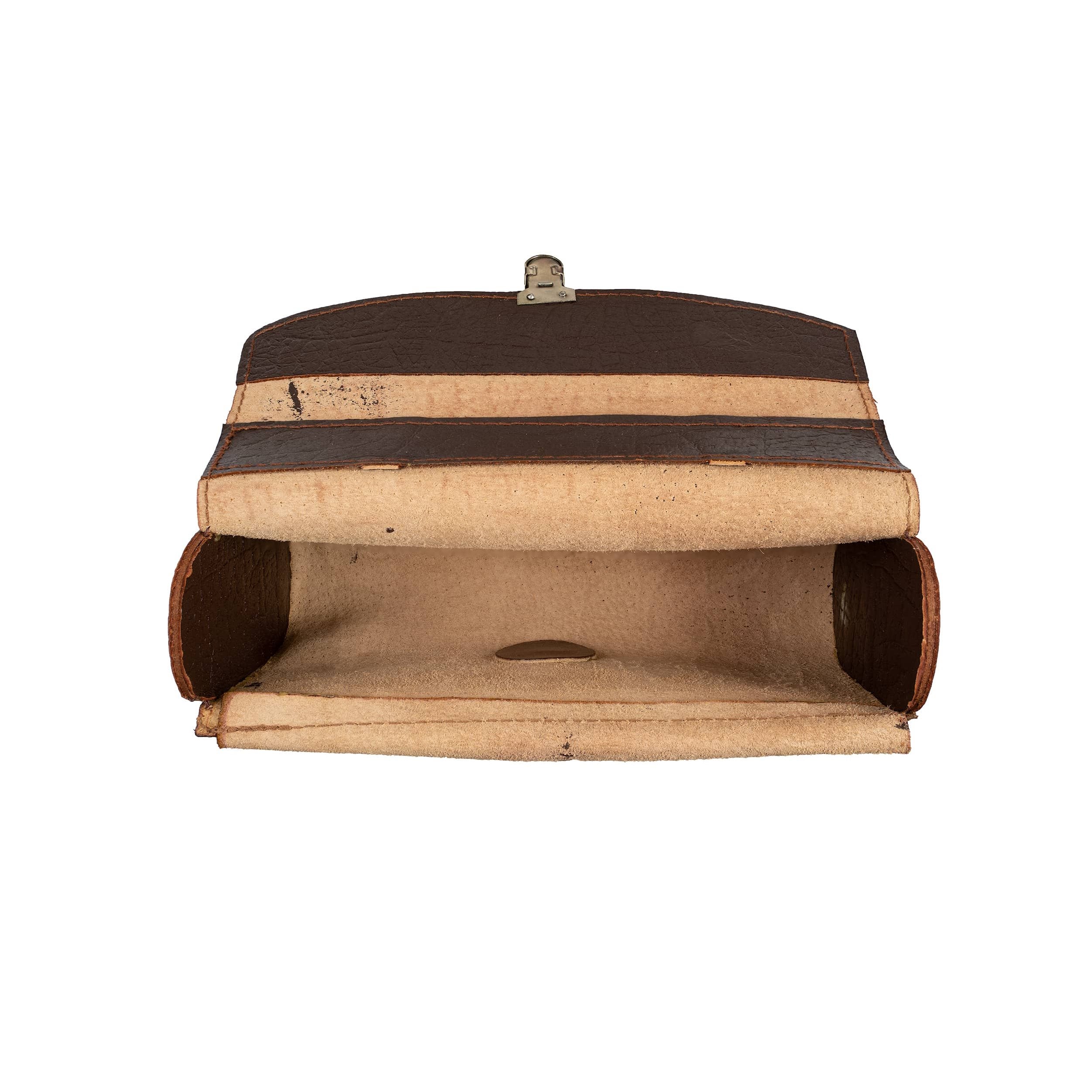 Funda ovalada de cuero para tensiómetro, disponible en negro y marrón