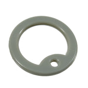 Tapones de goma grises para placas identificativas US, par