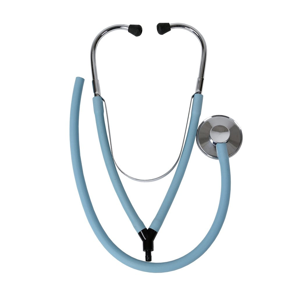 Fonendoscopio plano para auscultación, instrumento médico básico