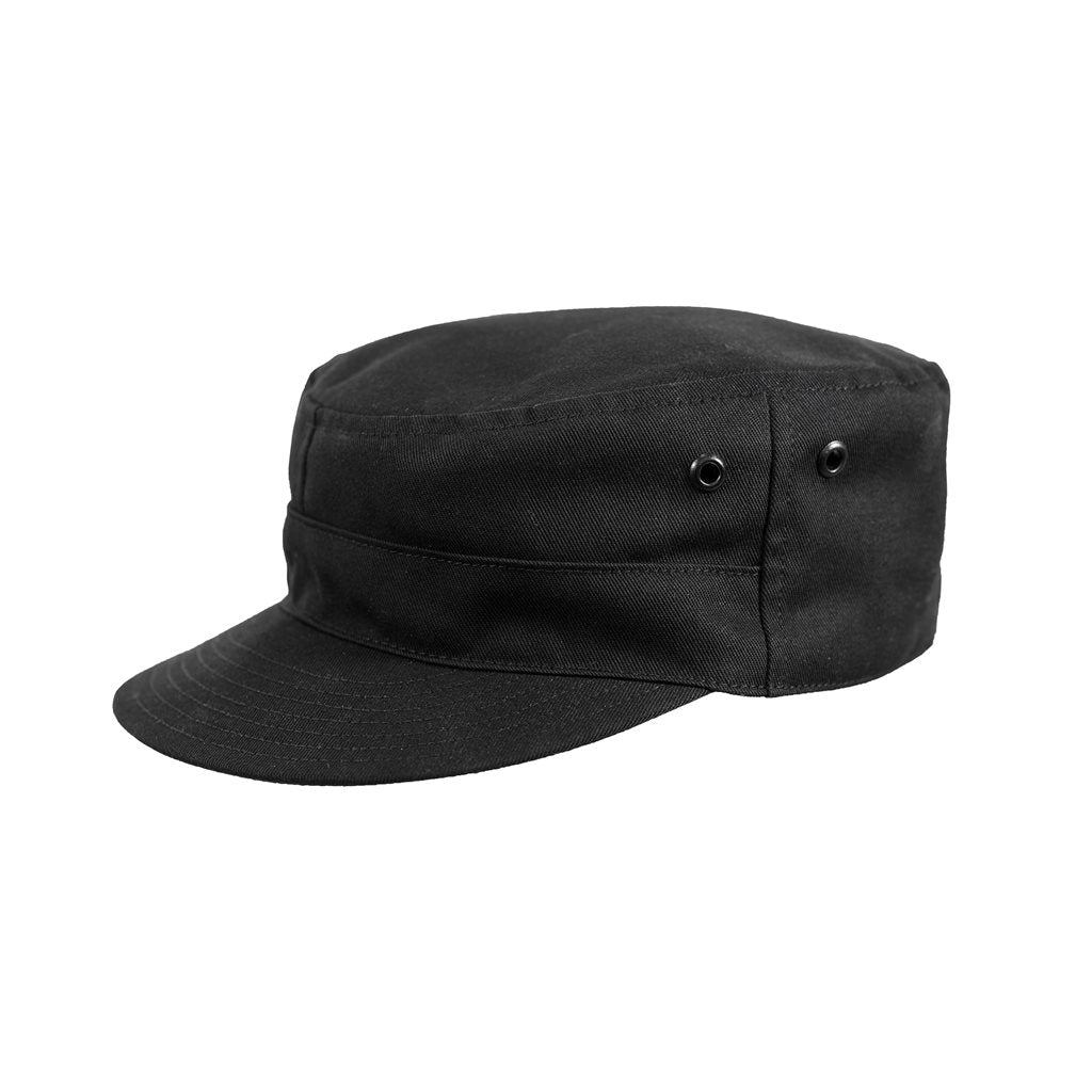 Gorra AČR UT 05 negra, gorra de trabajo militar con visera y ventilación lateral