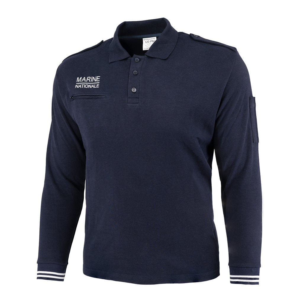 Polo de manga larga MARINE NATIONALE - imagen del producto