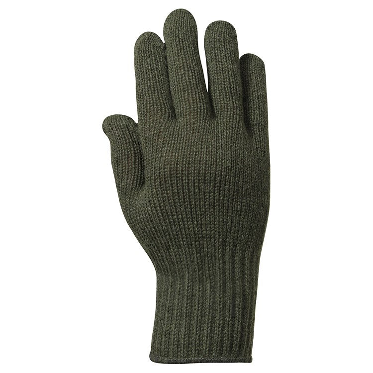 Guantes de lana US verdes, 70% lana 30% nylon, modelo 8418OD
