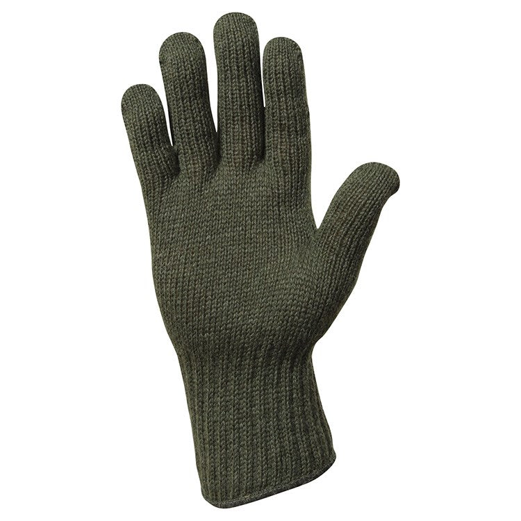 Guantes de lana US verdes, 70% lana 30% nylon, modelo 8418OD