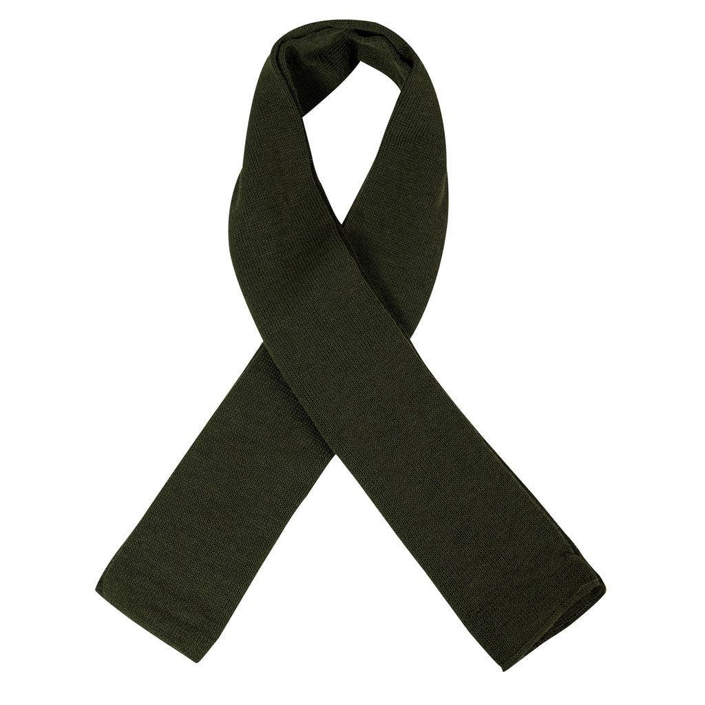 Bufanda US verde de lana, 138 cm, 100% lana, procedente del equipo US Army, fabricada en EE. UU.