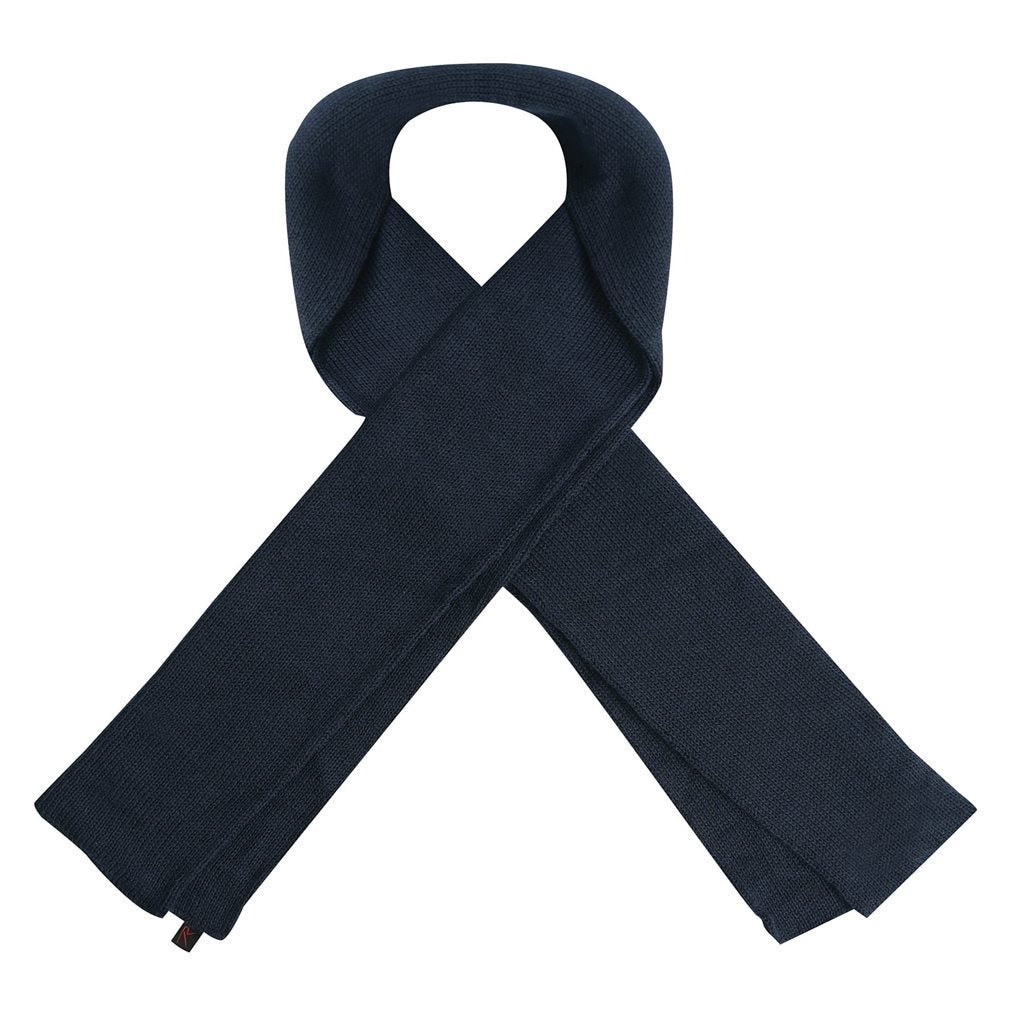 Bufanda de lana doble capa azul marino Rothco