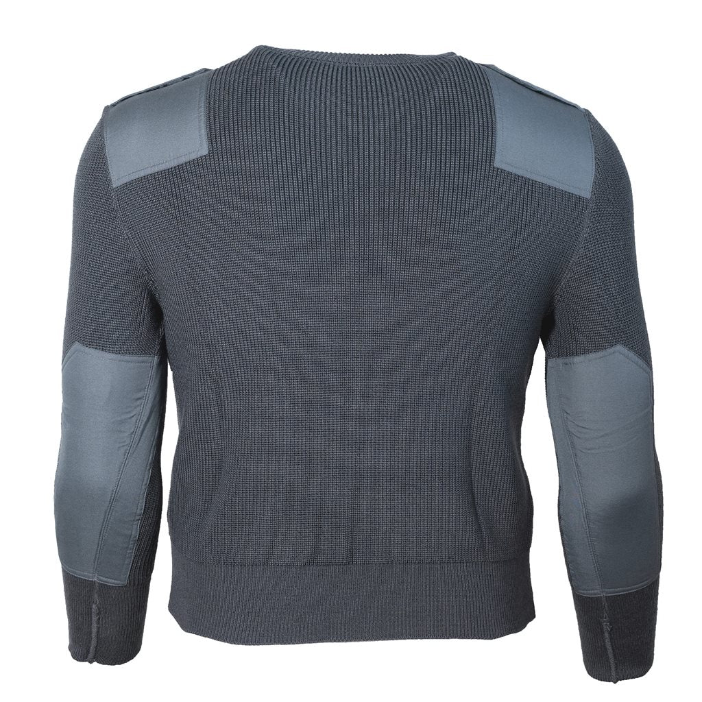 Jersey SK gris con bolsillo frontal y hombreras - imagen del producto