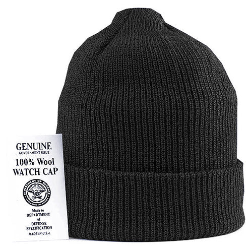 Gorro G.I. WATCH de lana negro - Oficial Marina de EE. UU.
