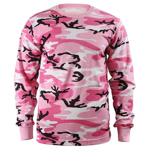 Camiseta de manga larga PINK CAMO Rothco