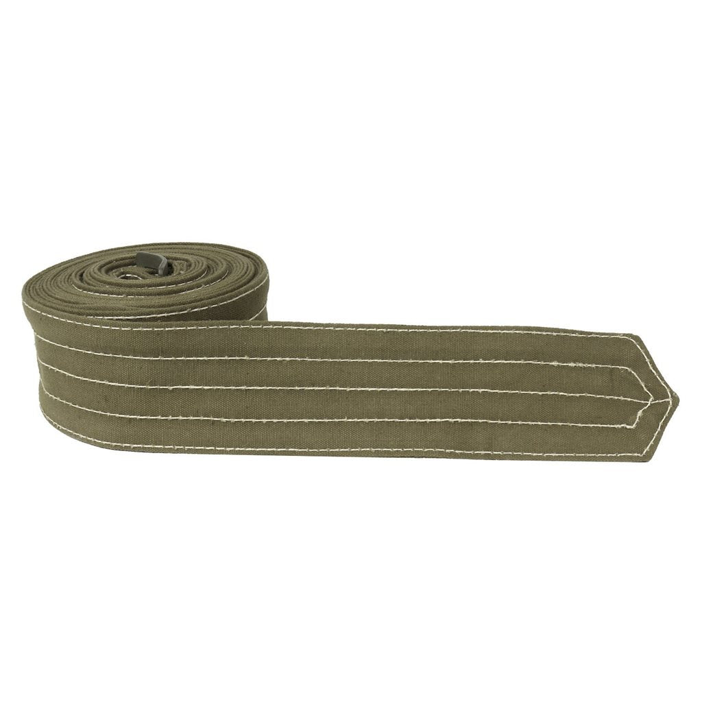 Correa textil ČSLA cosida, ancho 6 cm, largo 3,30 m, hebilla metálica