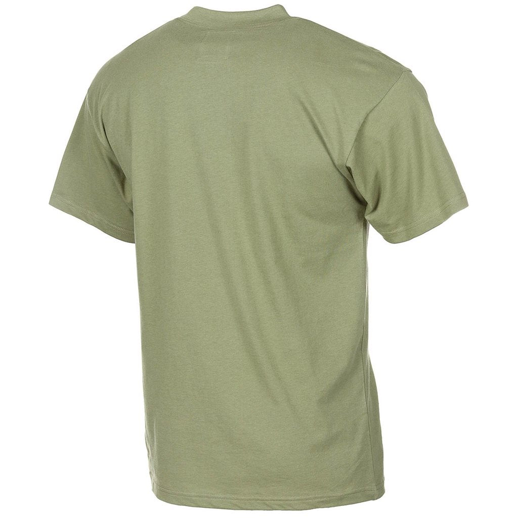 Camiseta verde AČR de manga corta, vista frontal