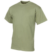 Camiseta verde AČR de manga corta, vista frontal