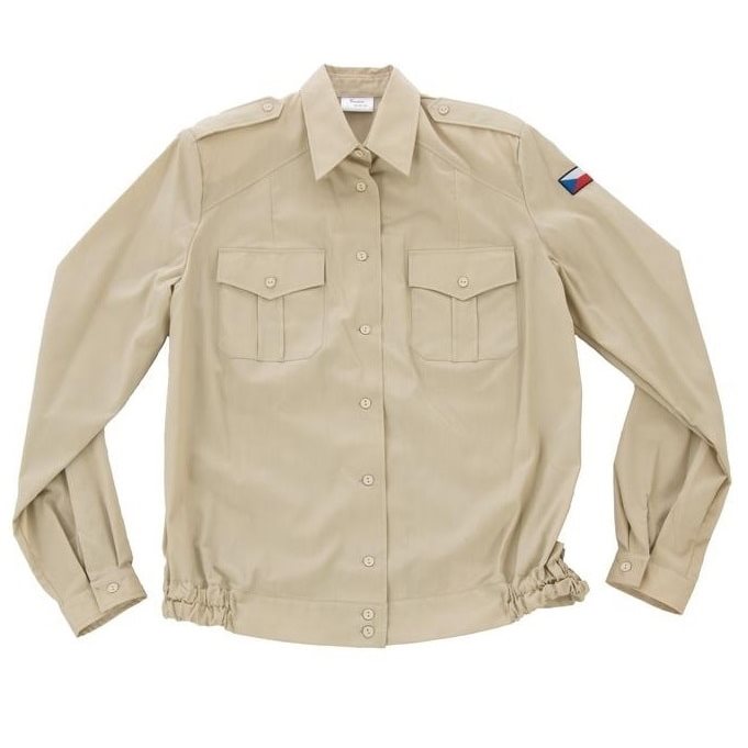 Camisa AČR vz.97 beige manga larga con goma