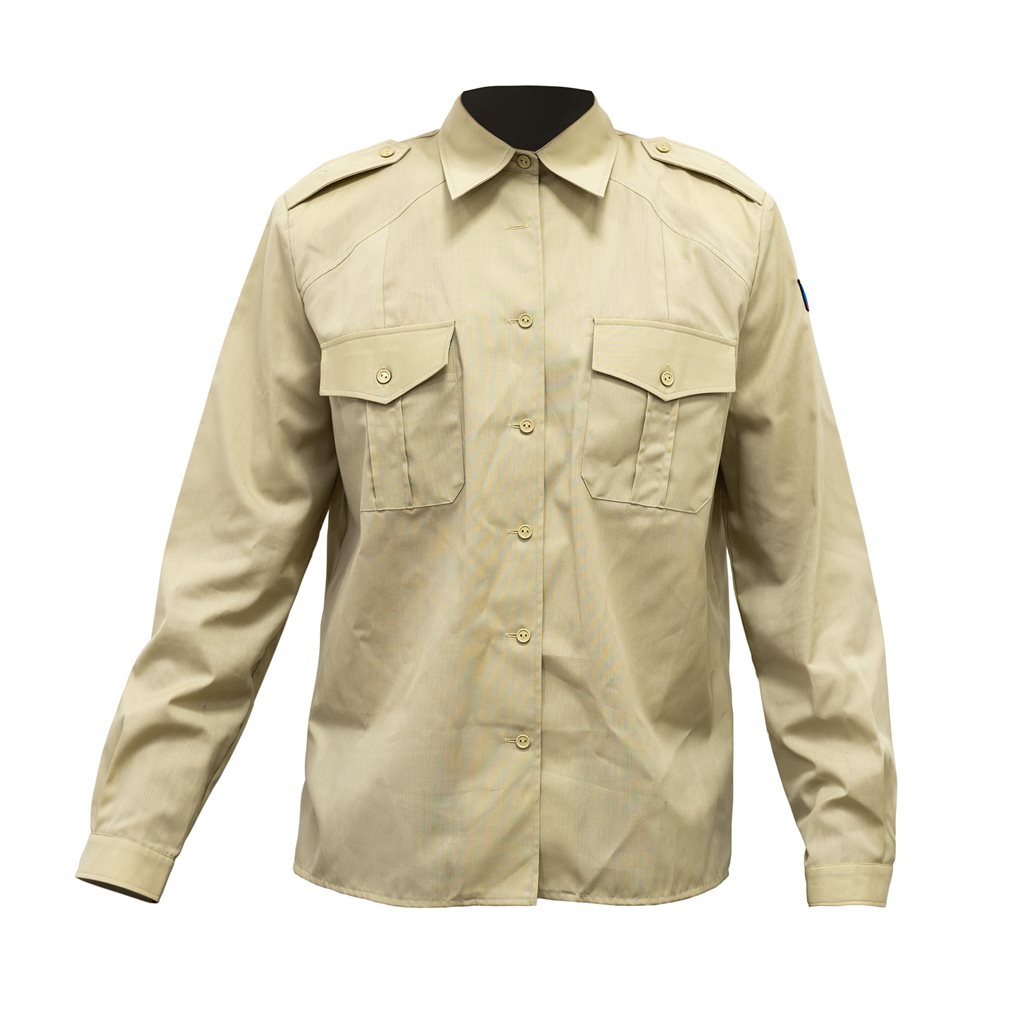 Camisa militar AČR vz.97, manga larga beige - prenda original de uniforme