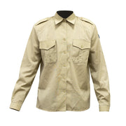 Camisa militar AČR vz.97, manga larga beige - prenda original de uniforme