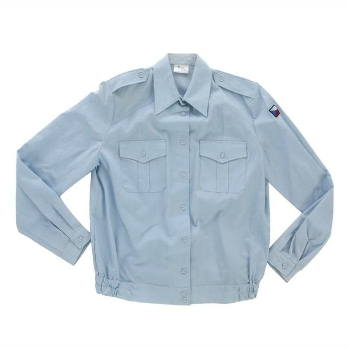 Camisa AČR vz.97 azul, manga larga con goma en el puño
