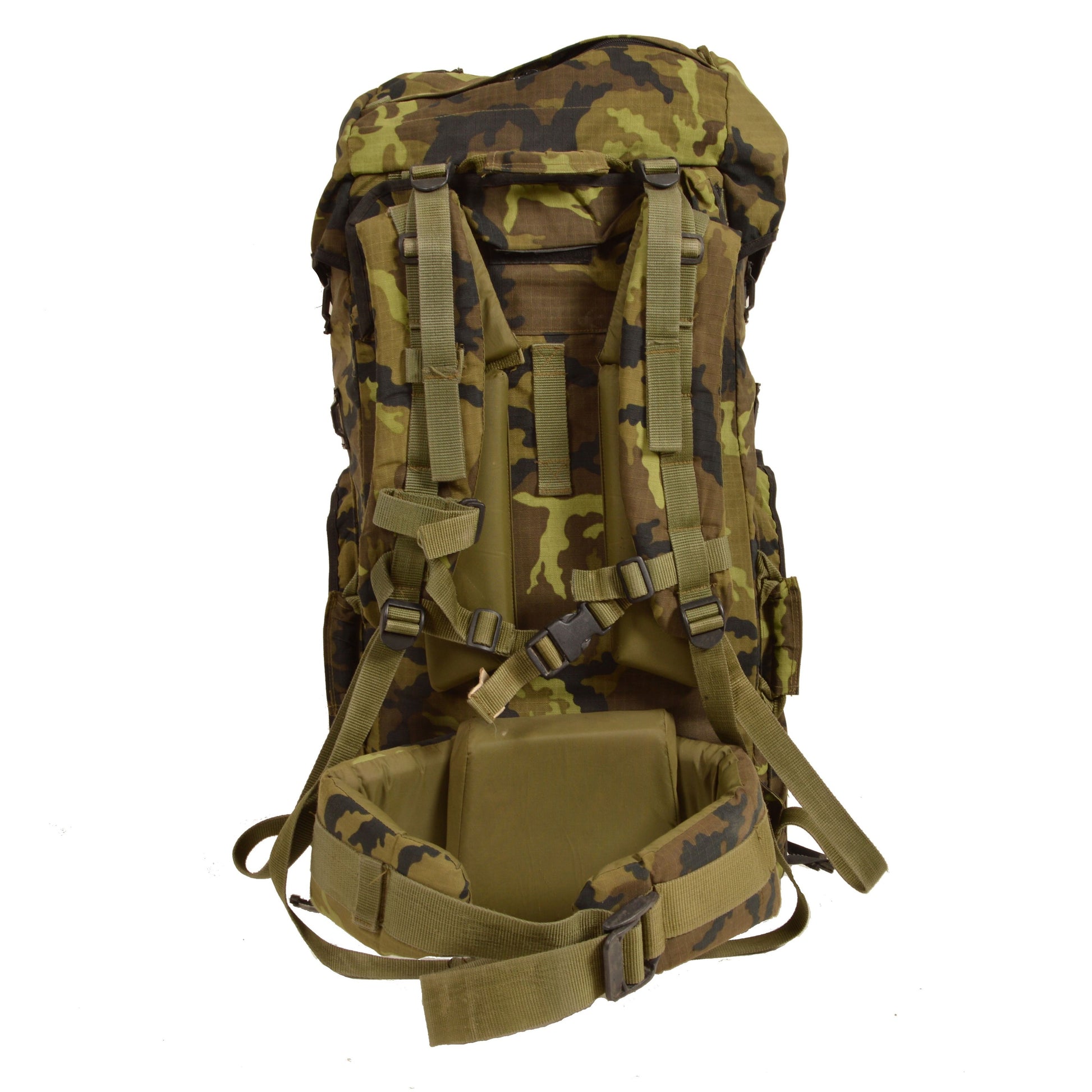 Mochila AČR TL60 ALP vz.95 patrón selva usada sin bolsillos laterales