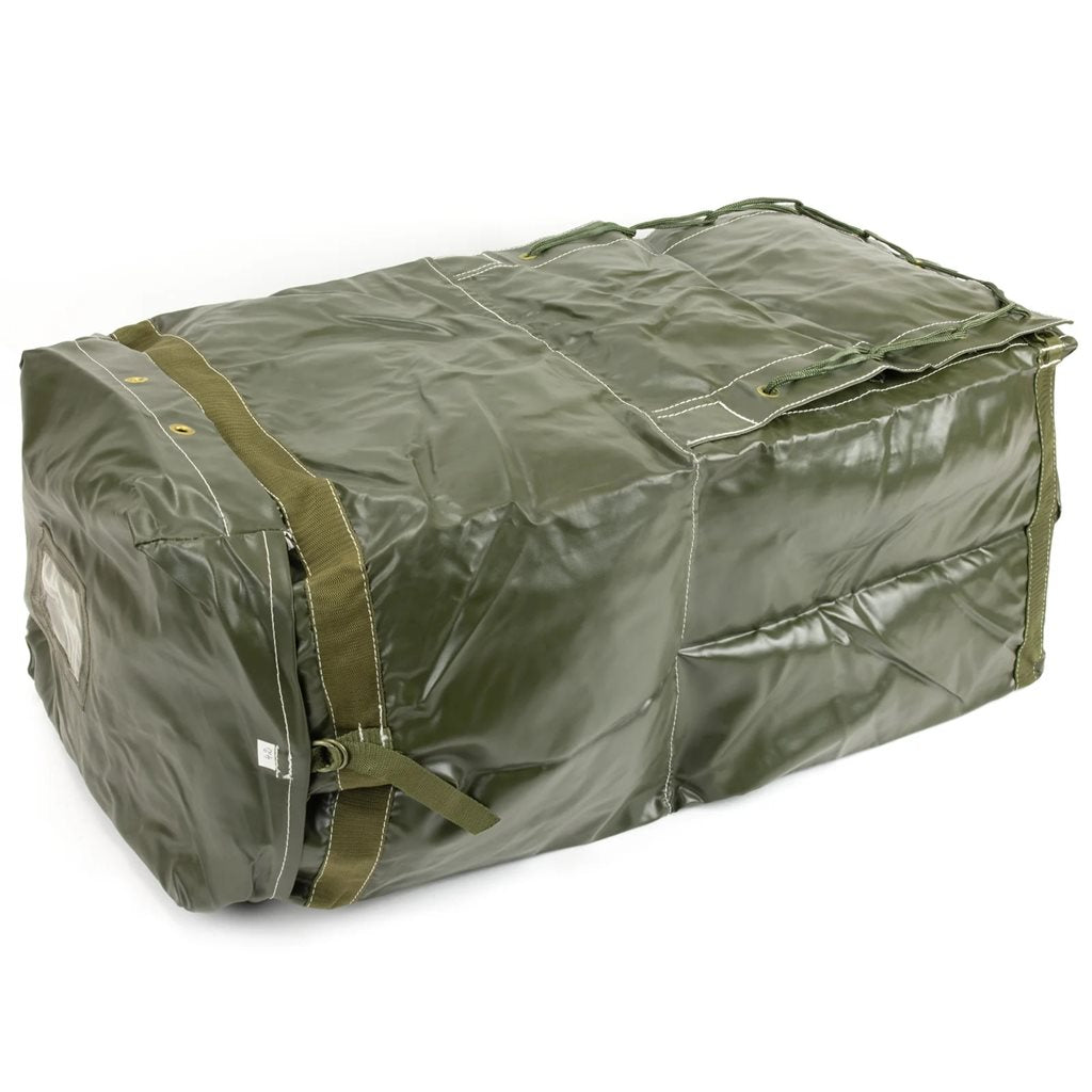 Mochila de equipo ACR vz.90 pogumada verde vista frontal 40x30x80 cm