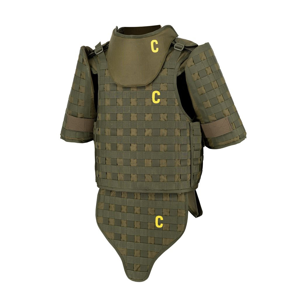 Chaleco balístico verde con sistema MOLLE - ID 8520601