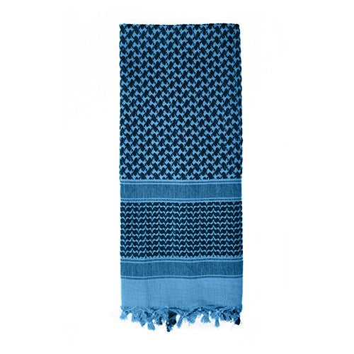 Pañuelo Shemagh 105 x 105 cm gris-negro de algodón, vista del producto
