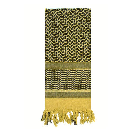 Pañuelo Shemagh 105 x 105 cm gris-negro de algodón, vista del producto