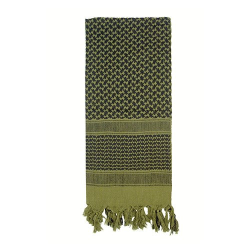 Pañuelo Shemagh 105 x 105 cm gris-negro de algodón, vista del producto