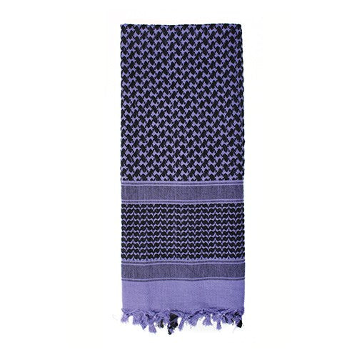 Pañuelo Shemagh 105 x 105 cm gris-negro de algodón, vista del producto
