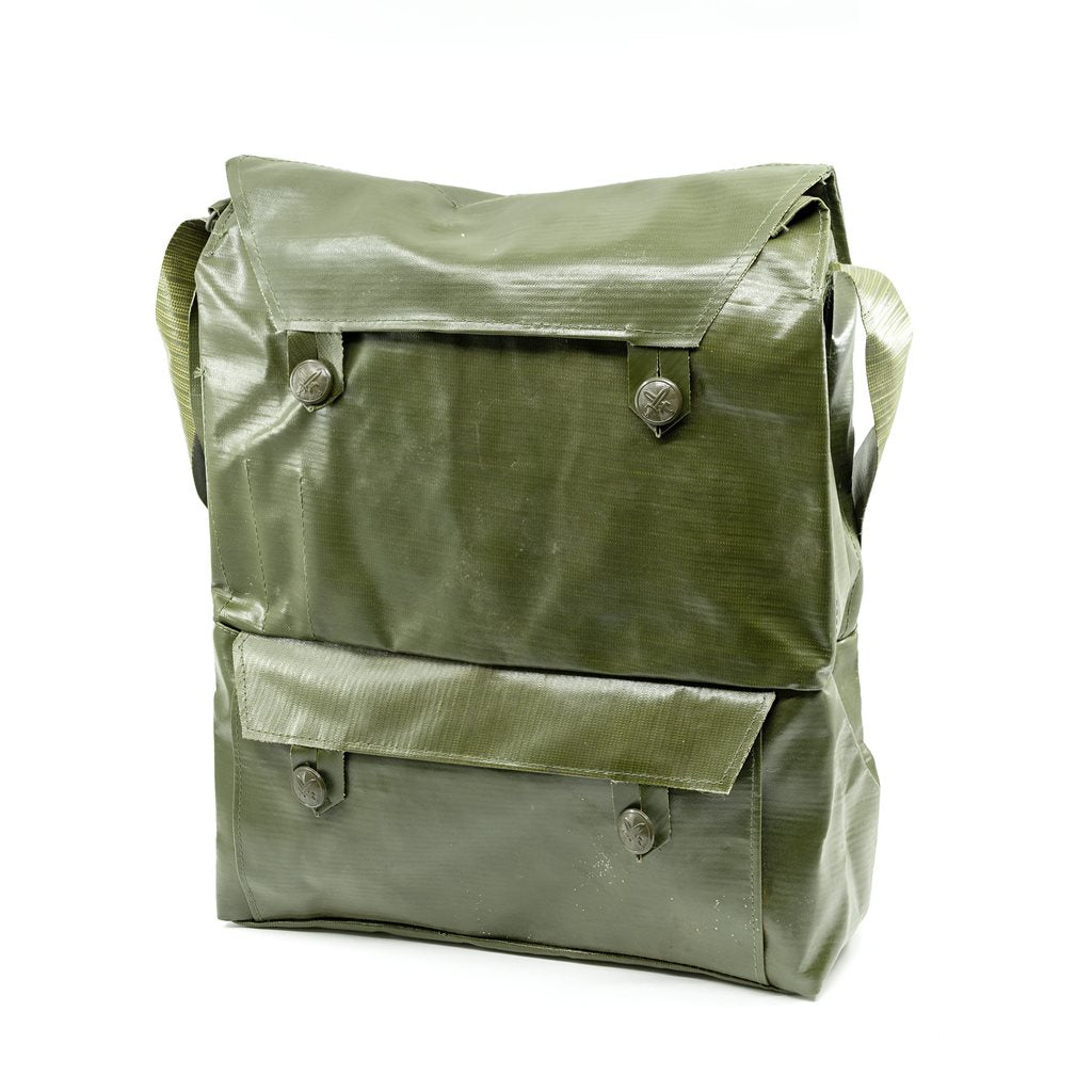 Bolsa AČR doble para máscara antigás M10 en plástico con botones