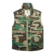 Chaleco infantil Ranger Woodland Rothco, 8 bolsillos, 60% algodón 40% poliéster