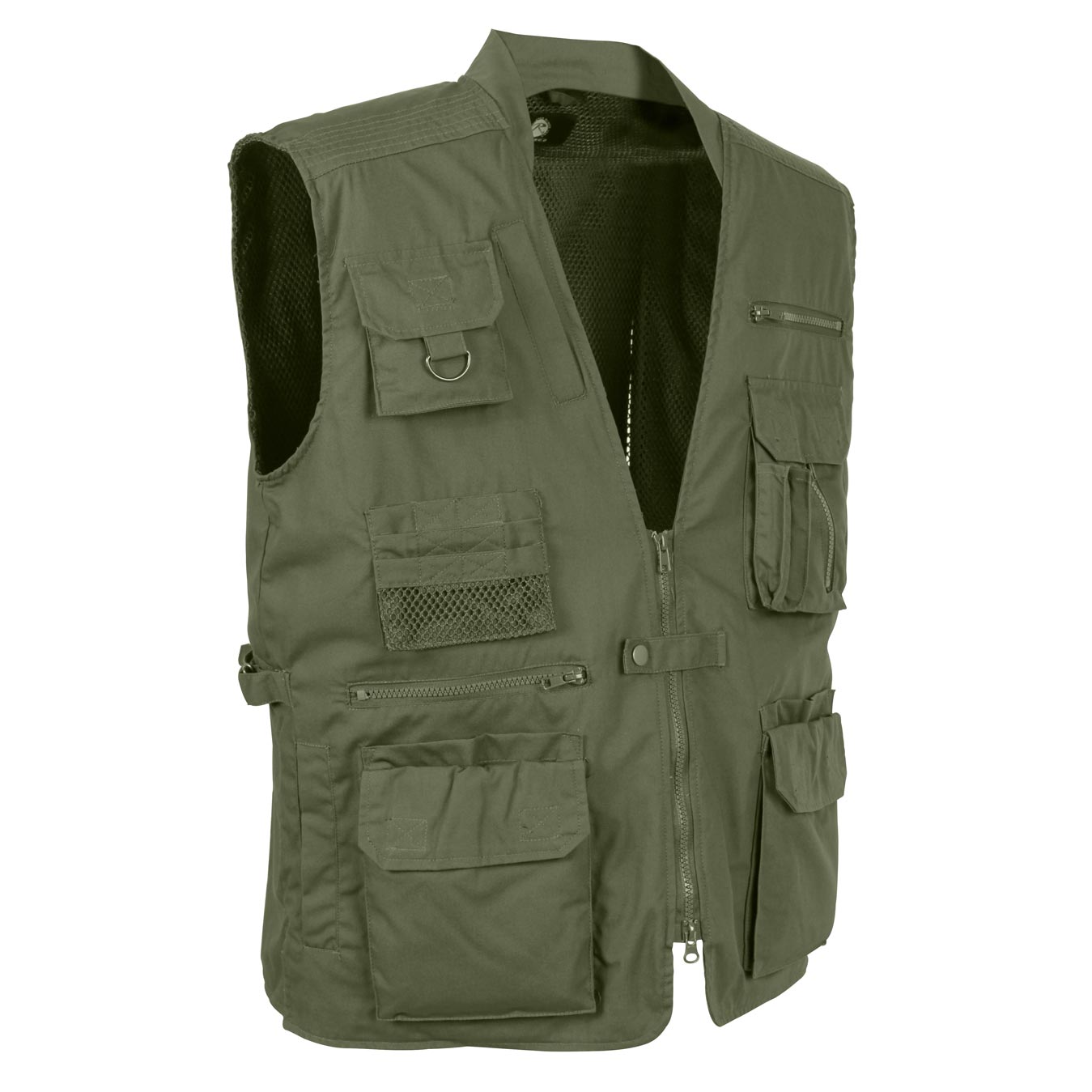 Chaleco verde Vesta Concealed con 27 bolsillos