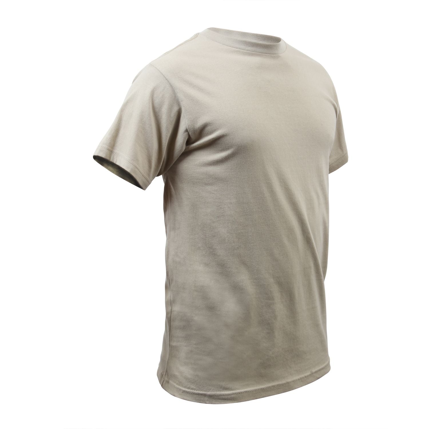 Camiseta de algodón color arena Rothco