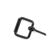 Hebilla de marroquinería 30 mm negra en acero, original militar
